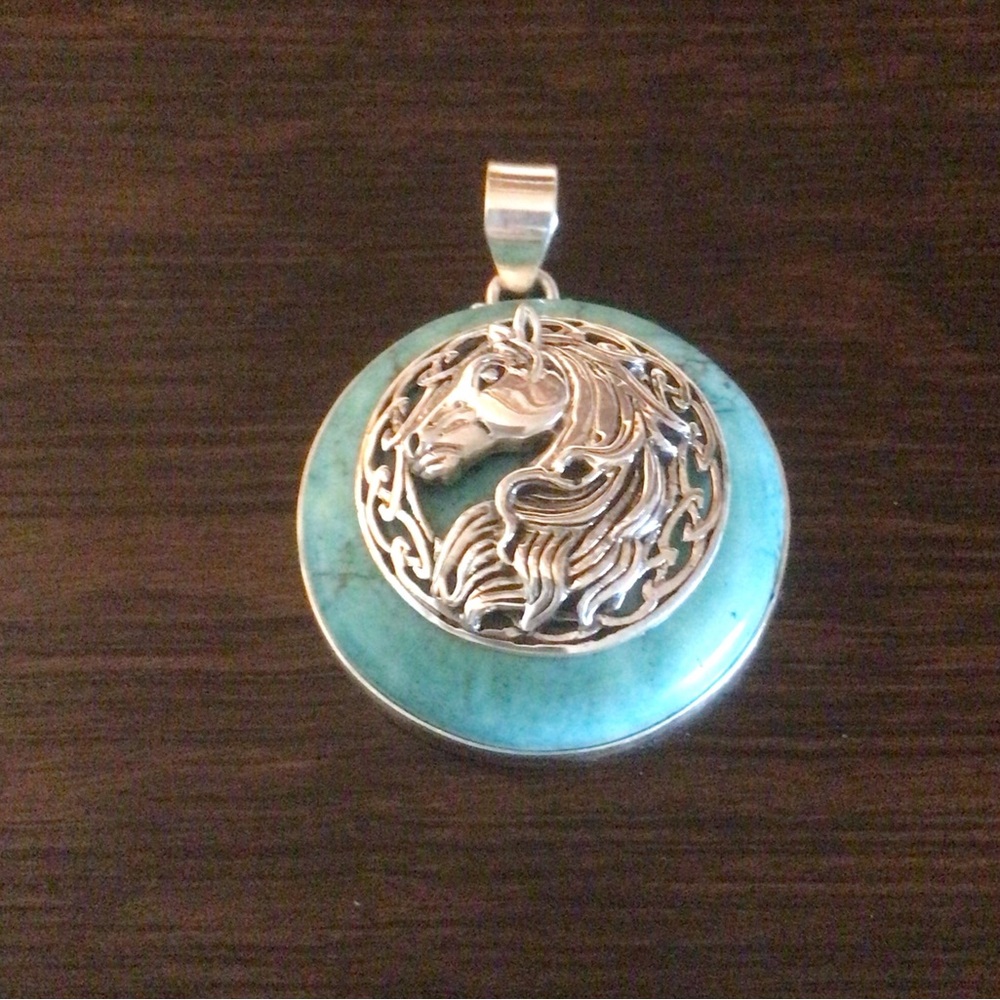 Sterling Silver Horse Pendant